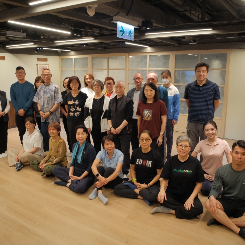 【活動花絮】 八段錦養生班(第一堂) 2025.04.08