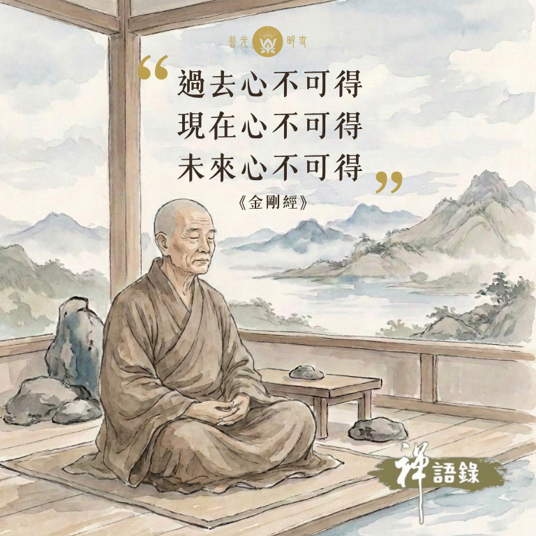 過去心不可得 現在心不可得 未來心不可得